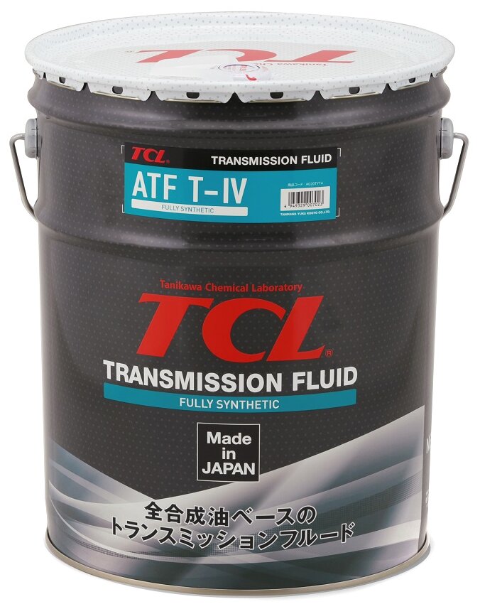 TCL A001TYT4 Жидкость для АКПП TCL ATF TYPE T-IV, 1л