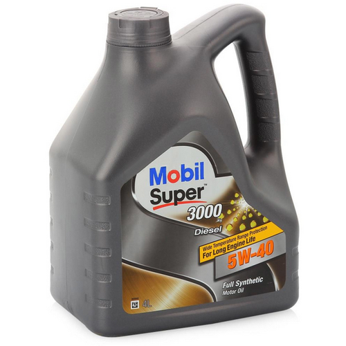 MOBIL 152572 Масло моторное Mobil Super 3000 Diesel 5W-40 CF A3/B3/B4 синтетическое 4 л 1шт
