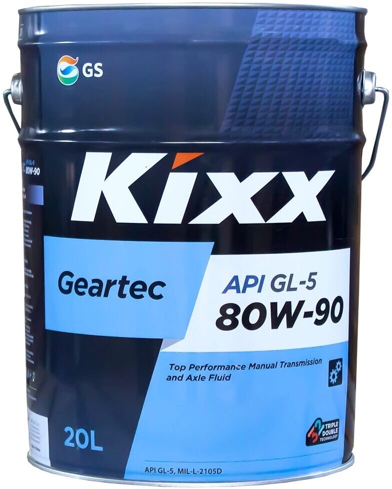 Масло Трансмиссионное Kixx Geartec Gl-5 80w-90 (E) 20l KIXX арт. L2983P20E1