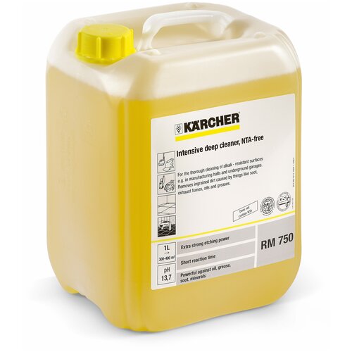 Профессиональное средство щелочное для общей чистки Karcher RM 750 10 л. 6.295-539
