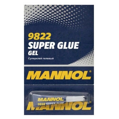 Cупер клей Маnnol 9822 Super Glue GEL 3 гр. Гелевый