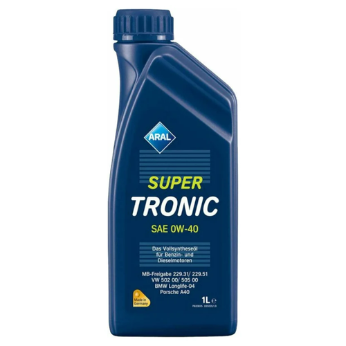 Моторное масло ARAL 0W40 Super Tronic 1л