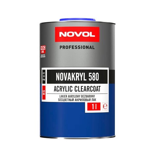 Novakryl Hs 580 Sr 2+1 Лак Акриловый Бесцветный 1 Л (Без Отвердителя) Novol арт. 38081