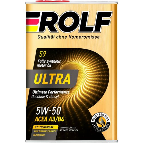 Моторное масло Rolf Ultra 5W50 A3/B4 SN/CF 4л
