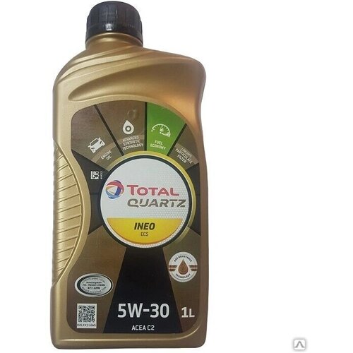 Синтетическое моторное масло TOTAL Quartz 9000 NFC 5W-30, 1 л