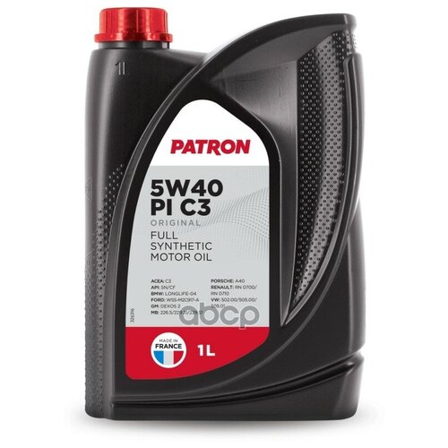 PATRON Patron 5w40 Pi C3 Original Масло Моторное Синтетическое 1л