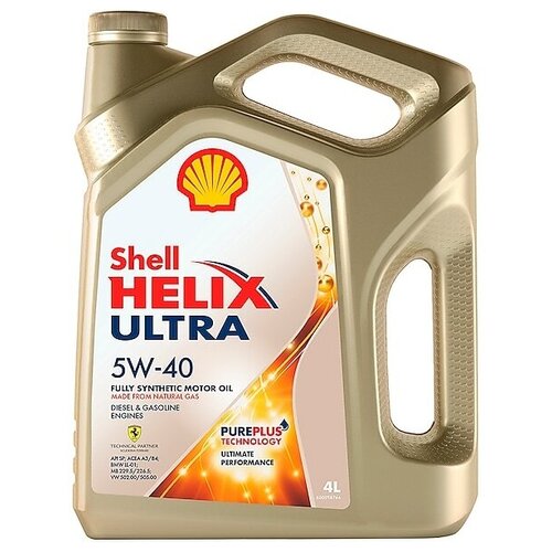 Масло моторное SHELL Helix Ultra 5W40 SN/CF, синтетическое 4л