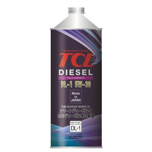 TCL D0010530 Масло для дизельных двигателей TCL Diesel, Fully Synth, DL-1, 5W30, 1л