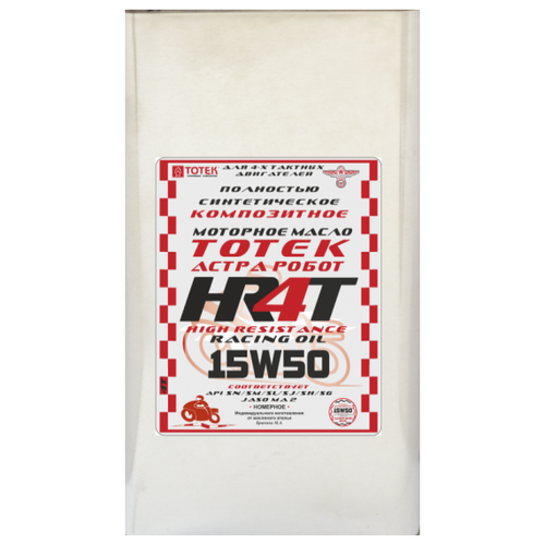 Моторное масло тотек Астра Робот HR-4Т 15W50 HR4T1550001