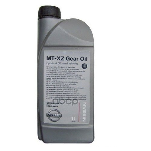 Масло Трансмиссионное Mt-Xz Gear Oil 75w-85, 1л NISSAN арт. KE91699931R