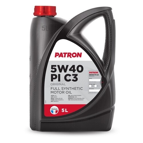 PATRON 5W40 PI C3 4L ORIGINAL Масло моторное 5W40 синтетическое 4L -для легковых автомобилей VW502.00/505.00/505.01 BMWLL-04 FOR