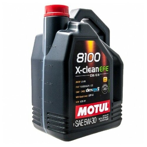 MOTUL Моторное масло 8100X-сlean EFE 5W30 5л MOTUL 109471