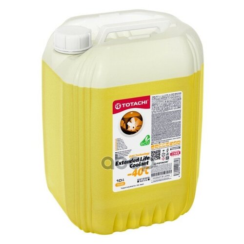 TOTACHI 43710 Охлаждающая жидкость TOTACHI ELC Yellow -40C 10л 1шт