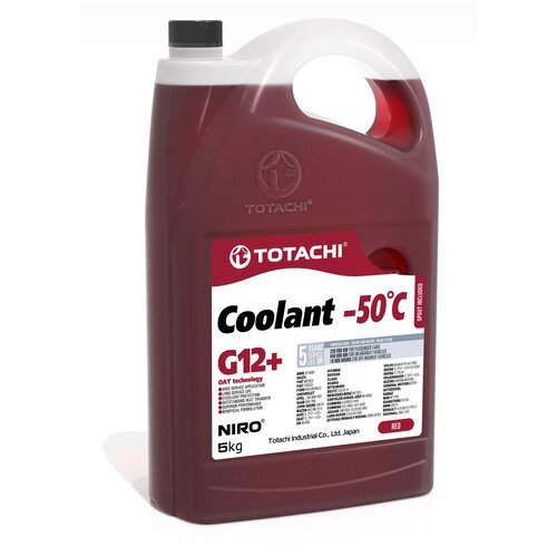 Охлаждающая Жидкость Totachi Niro Coolant Red -50c G12+ 5кг TOTACHI арт. 44805