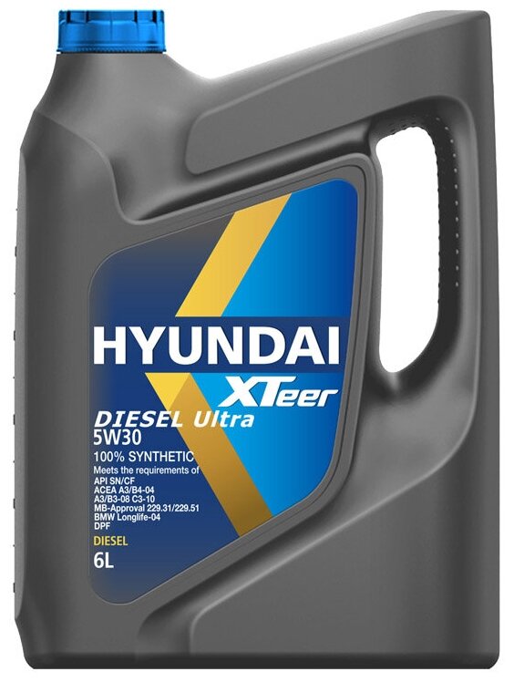 HYUNDAI XTeer Моторное Масло Xteer Diesel Ultra 5W-30 1Л 1011003
