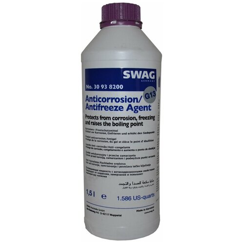 SWAG 30938200 Антифриз фиолетовый G13 SWAG, концетрат (1,5л)