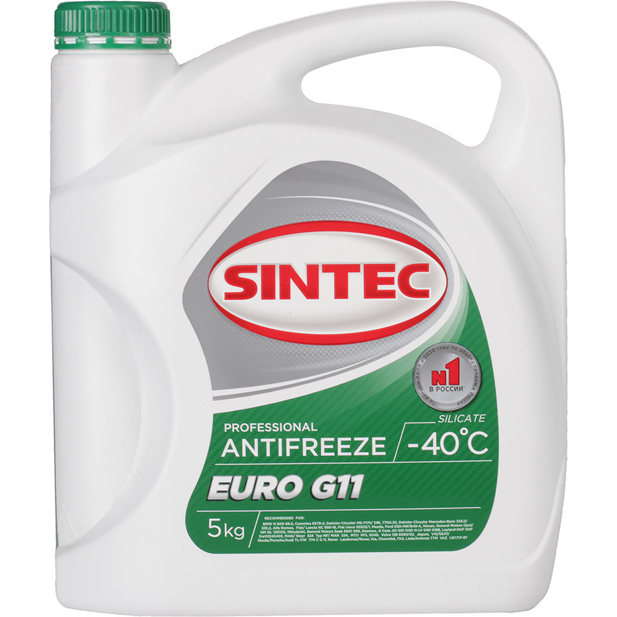 Антифриз Готовый Sintec G11 зелёный