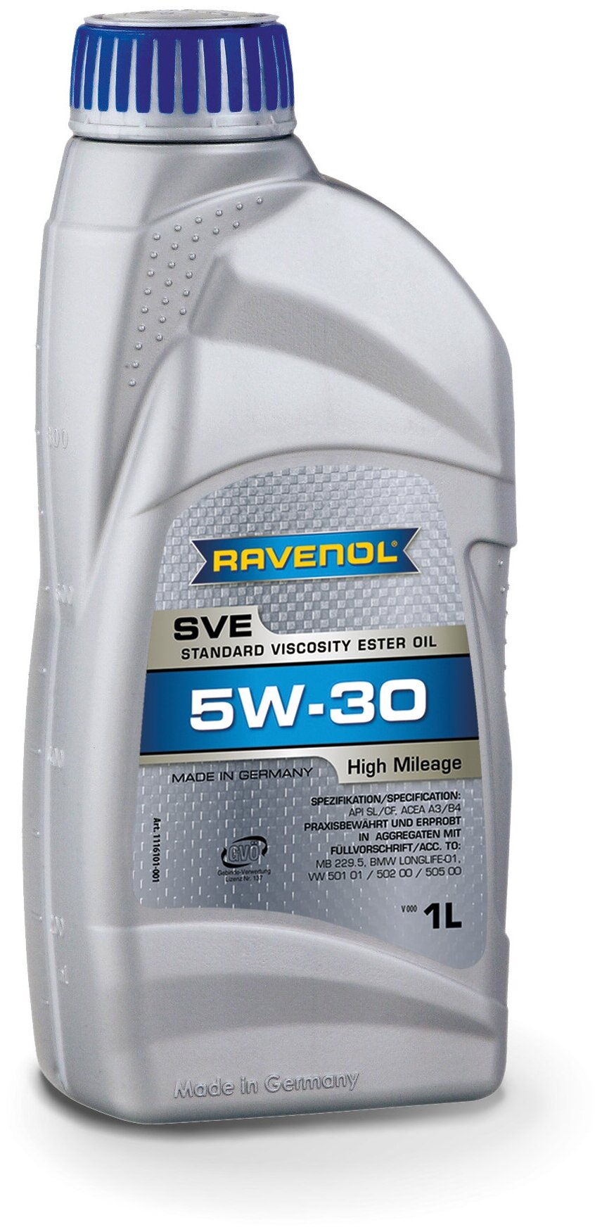 Моторное масло RAVENOL SVE Standard Viscosity Ester Oil SAE 5W-30 ( 1л)