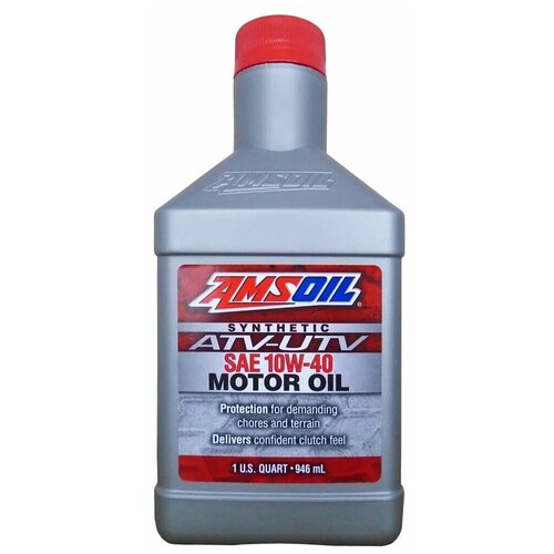 Синтетическое моторное масло AMSOIL Synthetic ATV/UTV Motor Oil 10W-40, 0.946 л