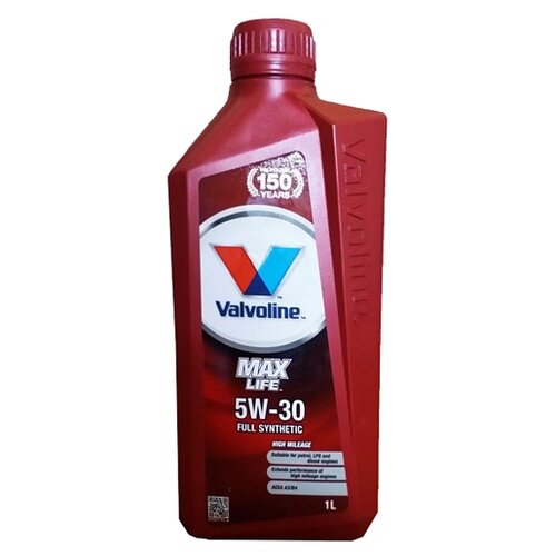 Синтетическое моторное масло Valvoline MAXLIFE 5W-30 (4 л.) (арт. 872370) VAL-5W30ML-4L
