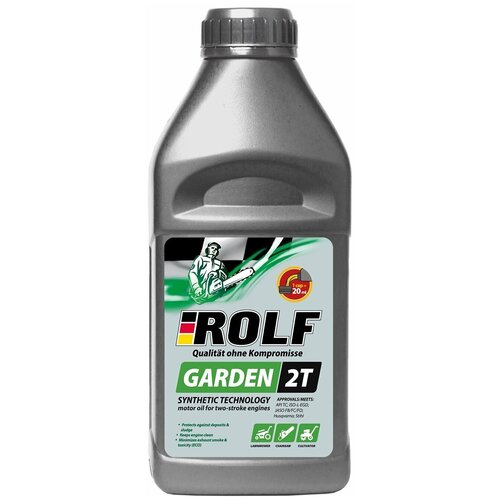 Моторное масло ROLF GARDEN 2Т полусинтетическое 0.5 л