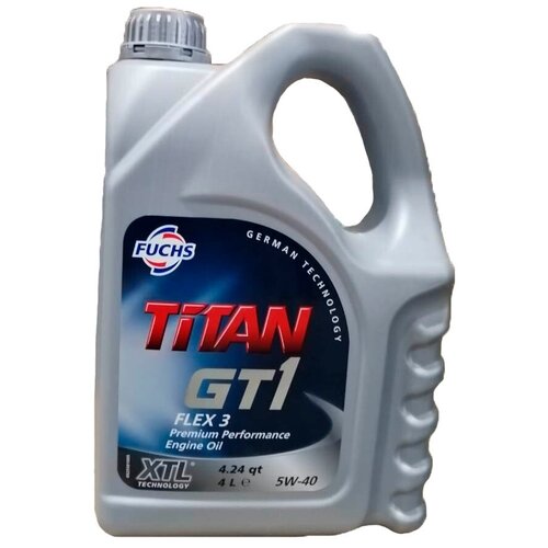 Моторное масло TITAN GT1 FLEX 3 5W-40, 4л