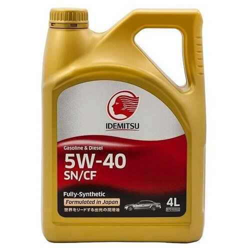 Idemitsu 30015046-746 Масло моторное синтетическое "Gasoline & Diesel Fully-Sinthetic 5W-40", 4л