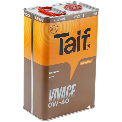 Моторное масло TAIF VIVACE 0W-40 4L