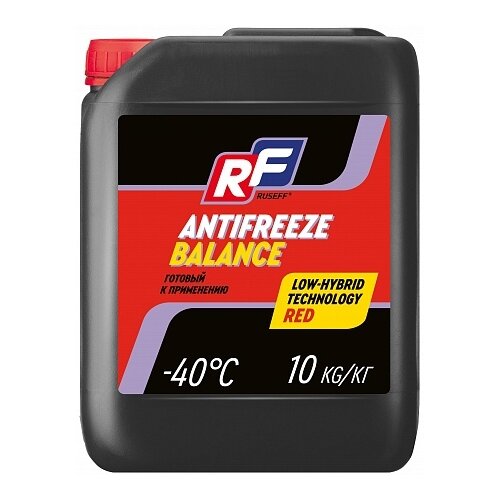 Антифриз RUSEFF Antifreeze Balance красный 10 кг