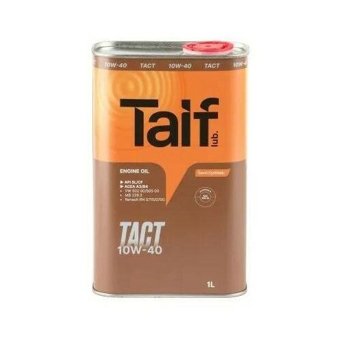 Моторное масло TAIF TACT 10w40 API SL/CF, ACEA A3/B4, 1 л