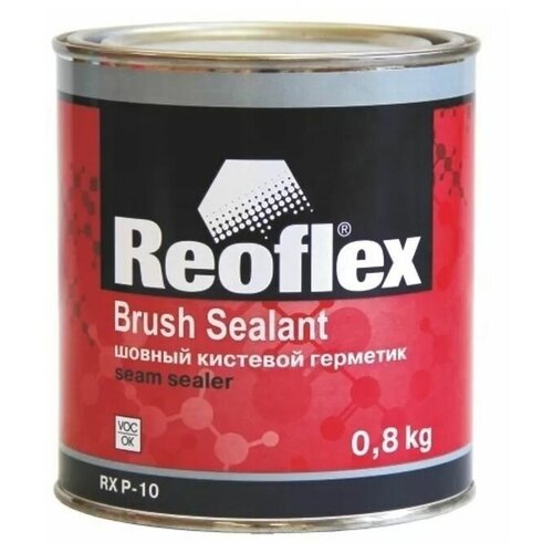 Герметик для швов REOFLEX Brush Sealant 0.8 кг (герметик автомобильный, герметик под кисть) RX P-10