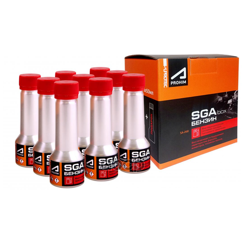 Присадка в бензин SGA BOX SA-268 9Х50мл супротек