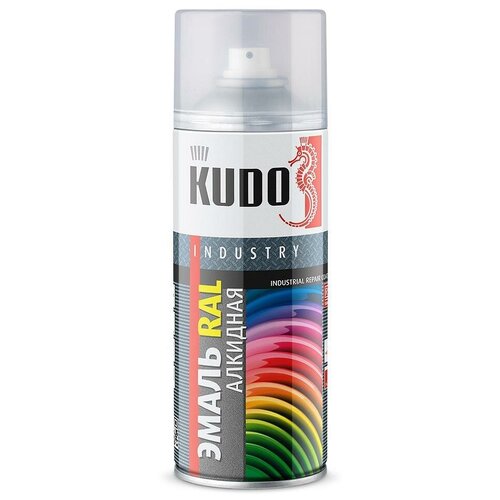 Аэрозольная алкидная краска RAL Kudo KU-03005, 520 мл, винно-красная