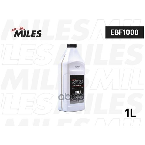 Жидкость Тормозная Miles Dot 4 1л Brake Fluid Miles арт. EBF1000