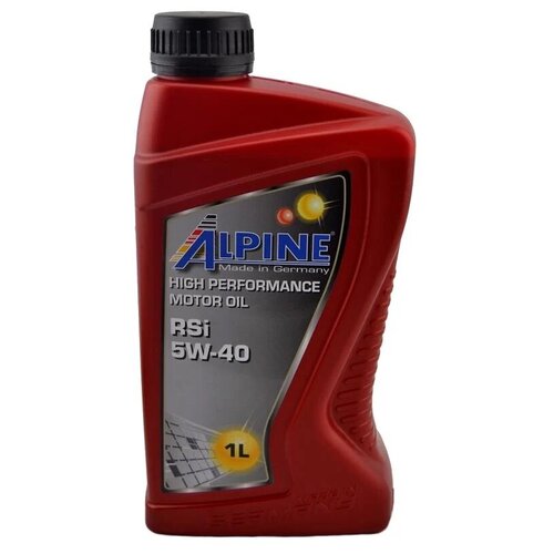 Масло моторное синтетическое Alpine RSI 5W-40 канистра 1л 0101471