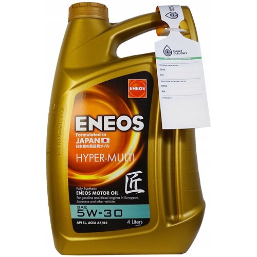 Моторное масло Eneos HYPER-MULTI 5W30 4л EU0033301N