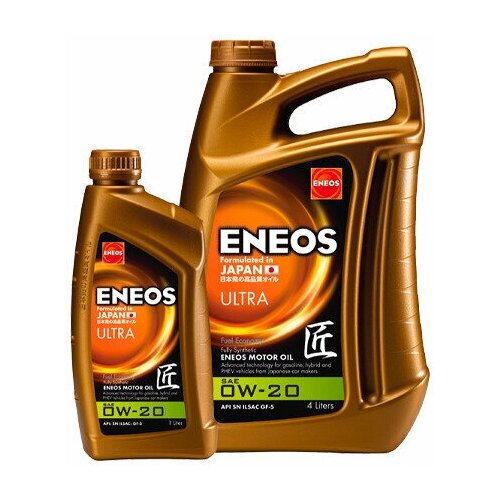 Моторное масло Eneos ULTRA 0W20 4л EU0021301N