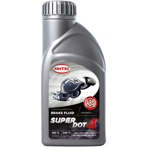 Тормозная жидкость Sintec SUPER DOT-4 - 455г (990244)