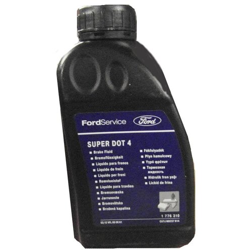 Жидкость Тормозная Ford Super Dot4 Dot4 0,5 Л 1 776 310 FORD арт. 1 776 310