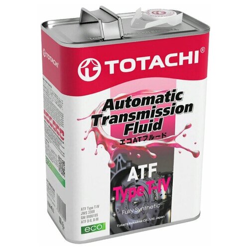 Масло трансмиссионное TOTACHI ATF Type T-IV для АКПП 4л