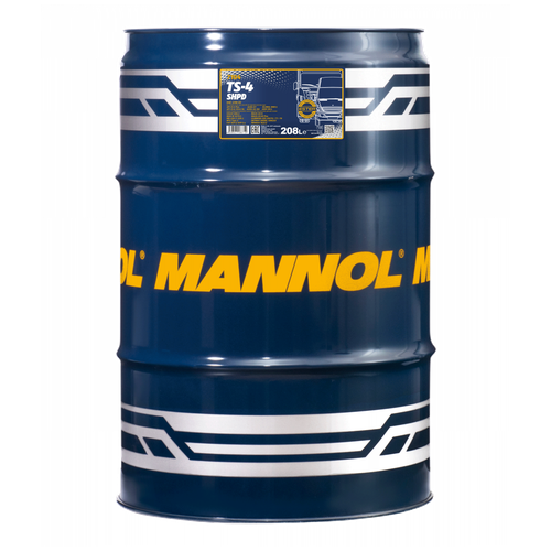 Минеральное моторное масло Mannol TS-4 SHPD 15W-40, 208л