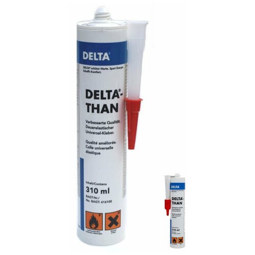Клей каучуковый для герметизации и соединения любых подкровельных пленок DELTA-THAN 310мл