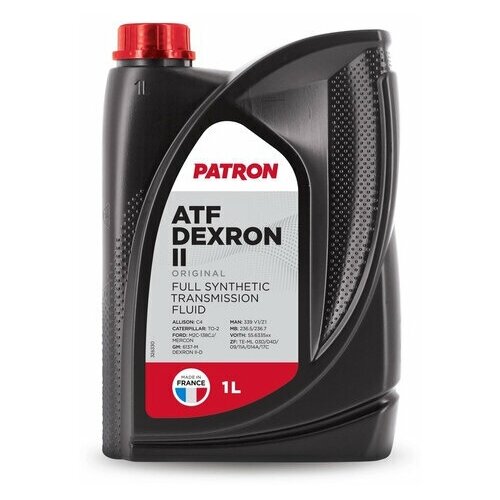 Atf Dexron Iii 1l Original_масло Трансмиссионное Atf Dexron Iii 1l PATRON арт. ATF DEXRON III 1L ORIGINAL