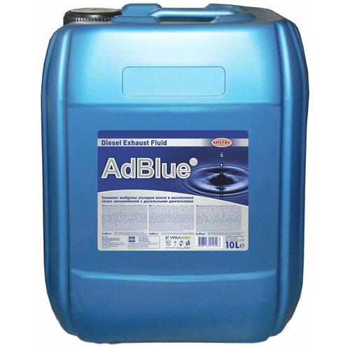 Sintec Жидкость AdBlue для системы SCR дизельных двигателей 10л 804 .