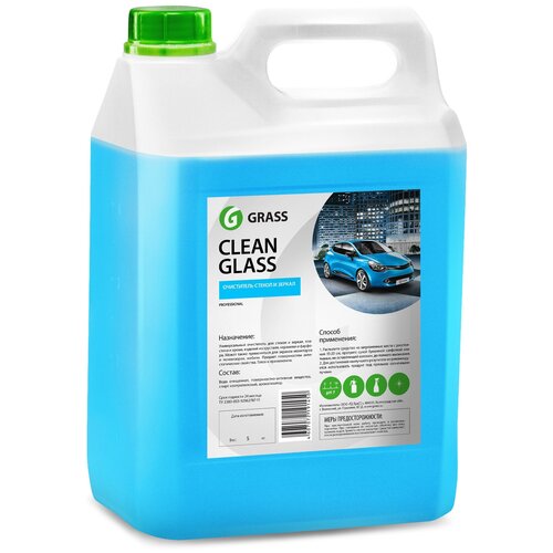 Чистящее средство GRASS Clean Glass, для стекол и зеркал, 5 л