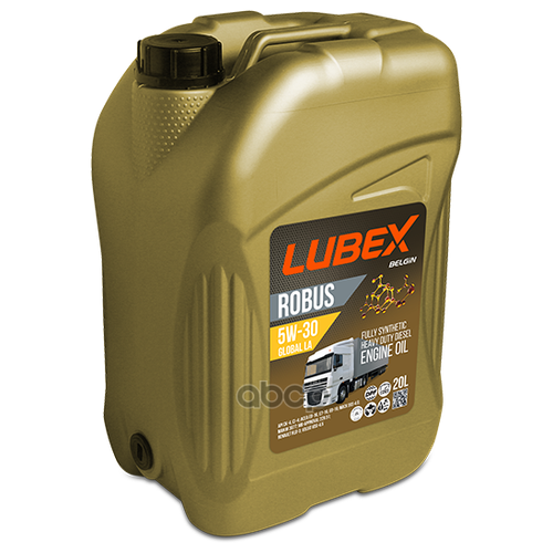 LUBEX Lubex Robus Global La 5w30 (20l)_масло Мот!Синapi Ck-4/Sn Plus/Ci-4/Cj-4,Acea E6/E7/E9,Mb 228.31/51