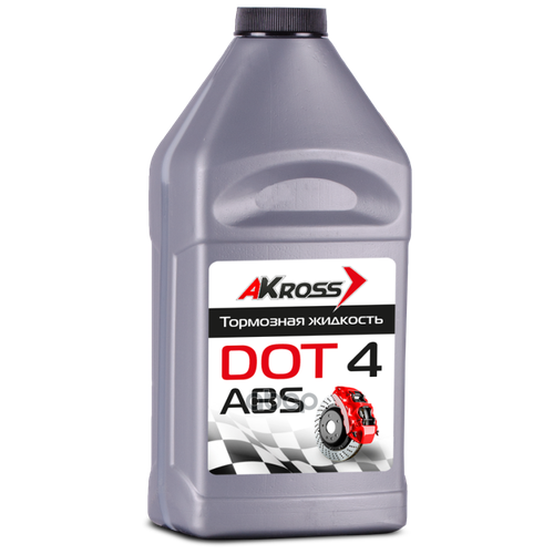 Жидкость Тормозная Dot-4 455г AKross арт. AKS0003DOT