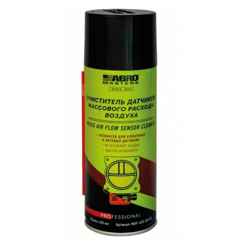 Очиститель Датчиков Массового Расхода Воздуха 450Мл Abro Masters ABRO арт. MAF450AMRE