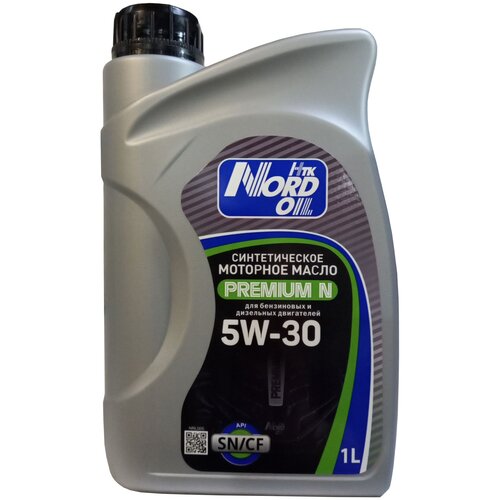 Моторное масло Nord Oil Premium N 5W-30 SN/CF синтетическое 1л