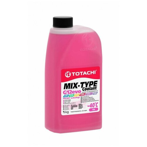 Охлаждающая Жидкость Totachi Mix-Type Coolant Pink -40c G12evo 1кг TOTACHI арт. 46801